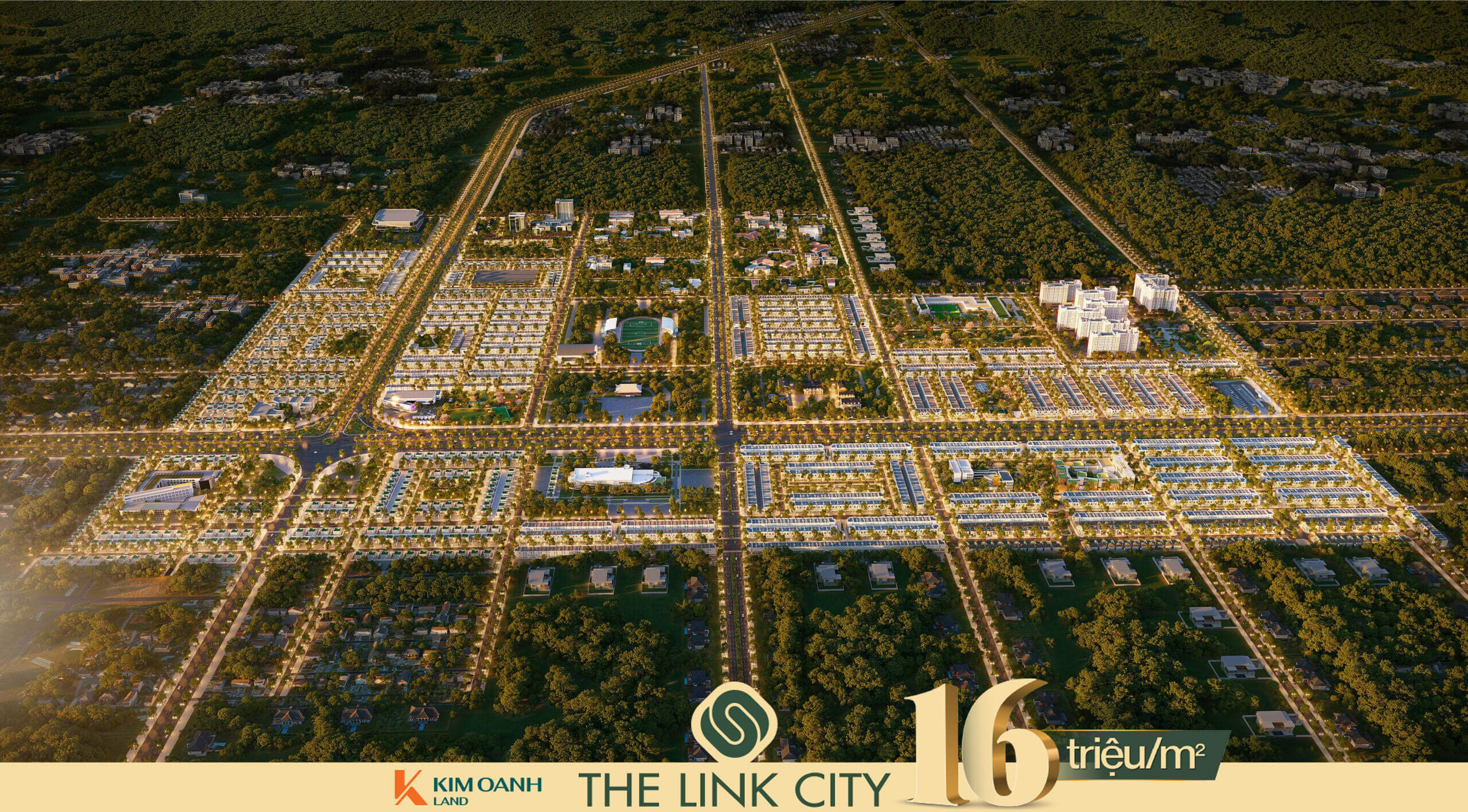The Link City: Siêu đô thị vệ tinh sân bay quốc tế long thành 149 ha