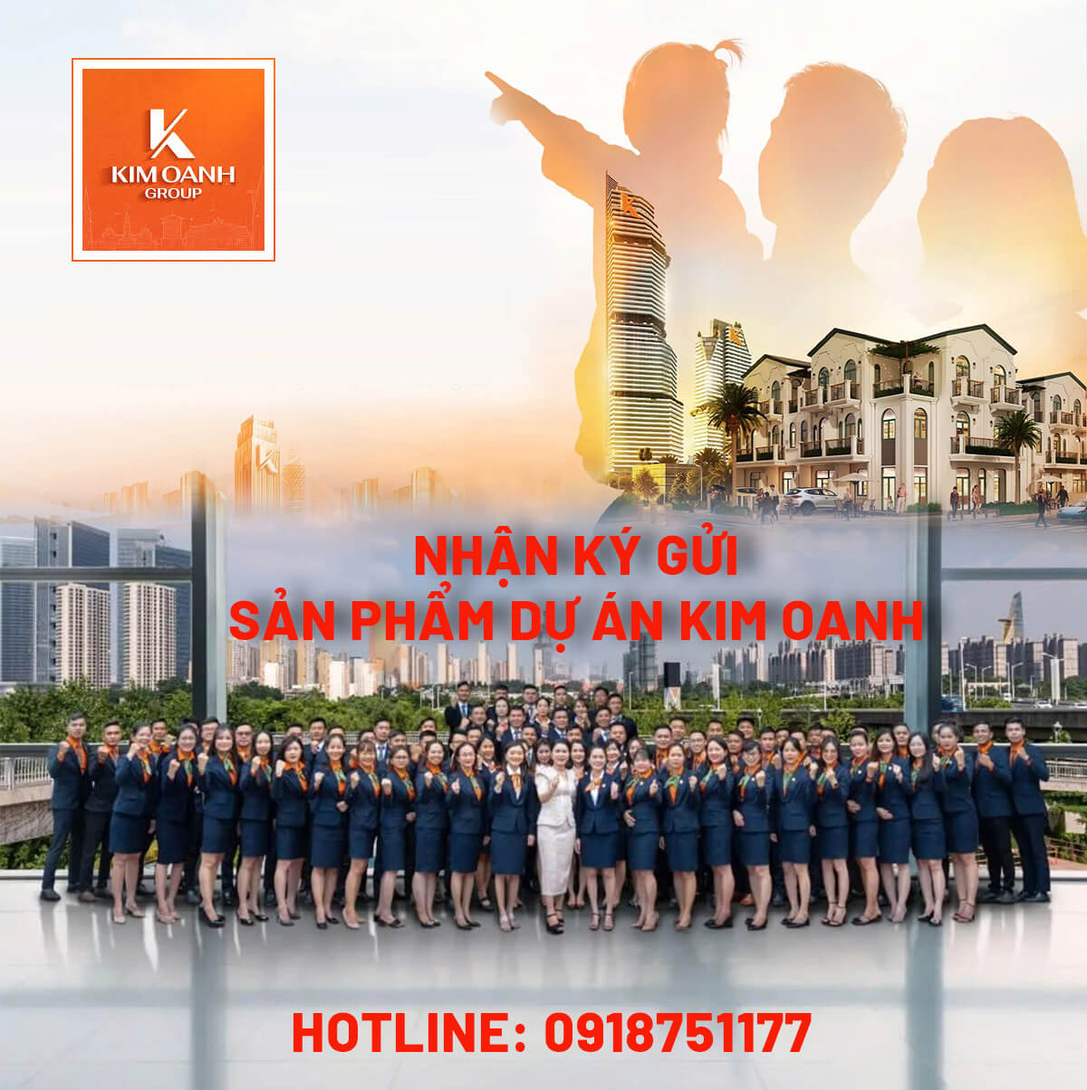 Nhận ký gửi mua bán các sản phẩm dự án Kim Oanh Group