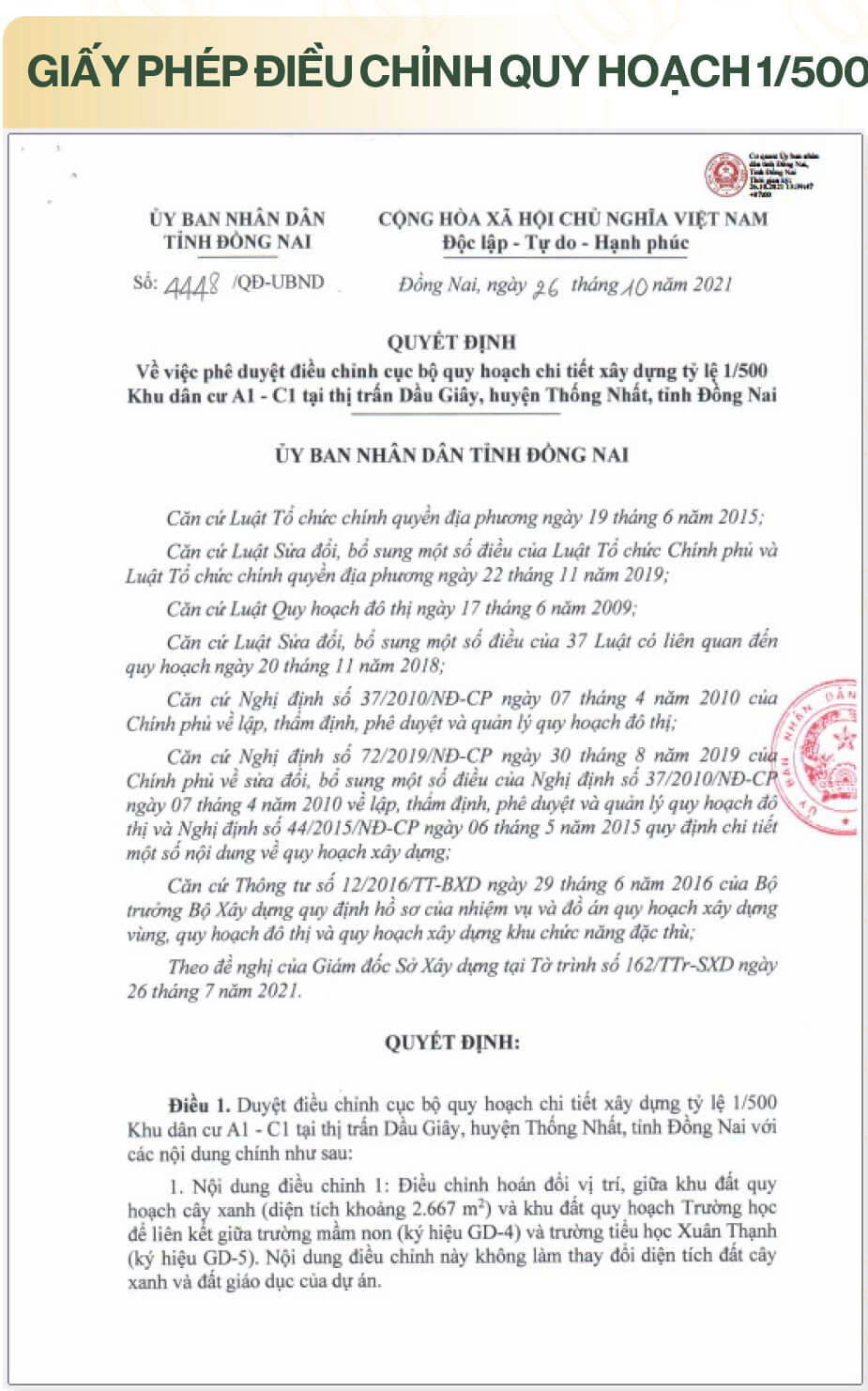 Pháp lý dự án k-home new city