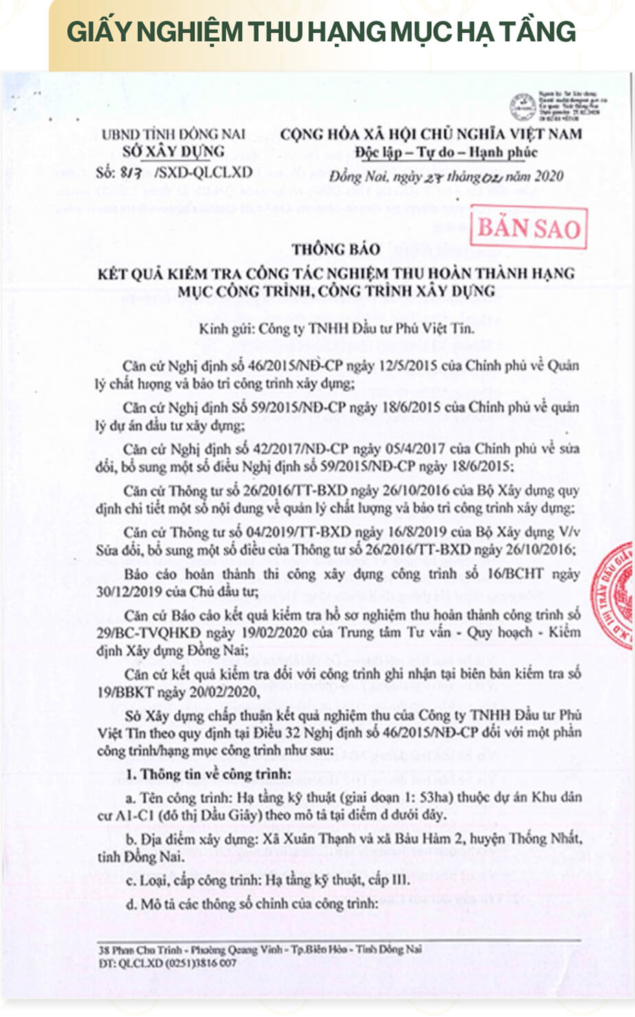 Pháp lý dự án k-home new city